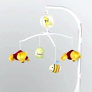 NIB Winnie the Pooh DISNEY Pooh's Musical Mobile Baby’s Assembled Musical Mobile